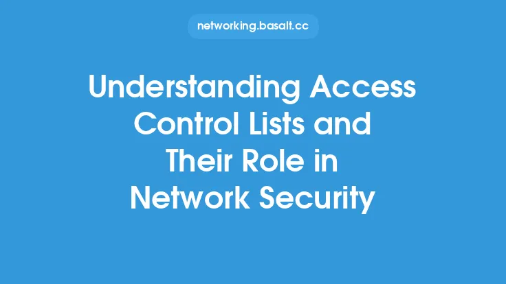 Understanding Access Control Lists and Their Role in Network Security Thumbnail