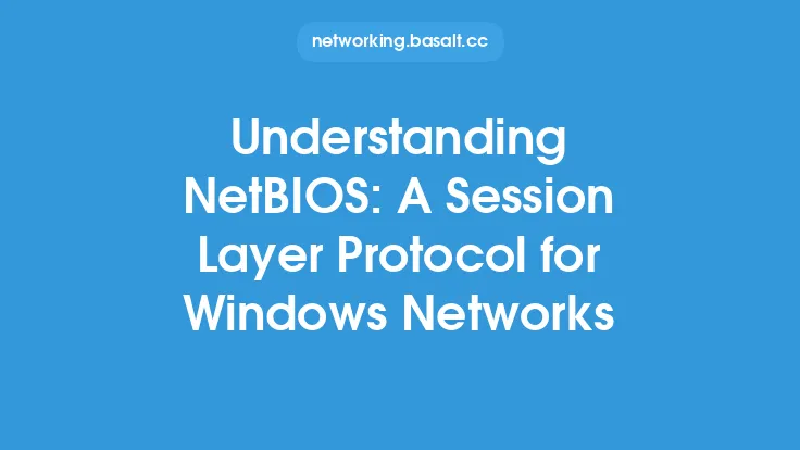 Understanding NetBIOS: A Session Layer Protocol for Windows Networks Thumbnail