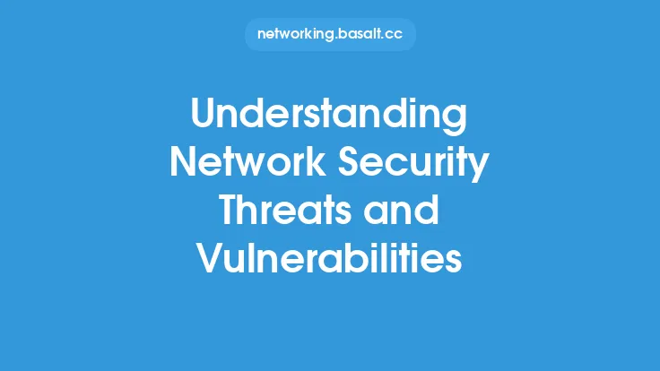 Understanding Network Security Threats and Vulnerabilities Thumbnail