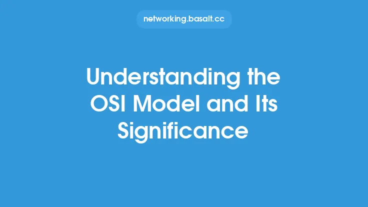Understanding the OSI Model and Its Significance Thumbnail