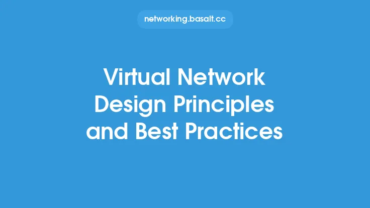 Virtual Network Design Principles and Best Practices Thumbnail