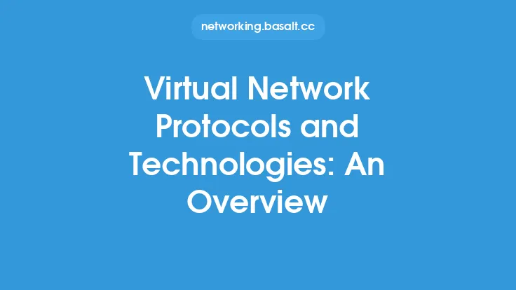 Virtual Network Protocols and Technologies: An Overview Thumbnail
