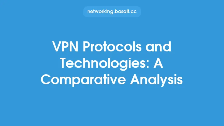 VPN Protocols and Technologies: A Comparative Analysis Thumbnail