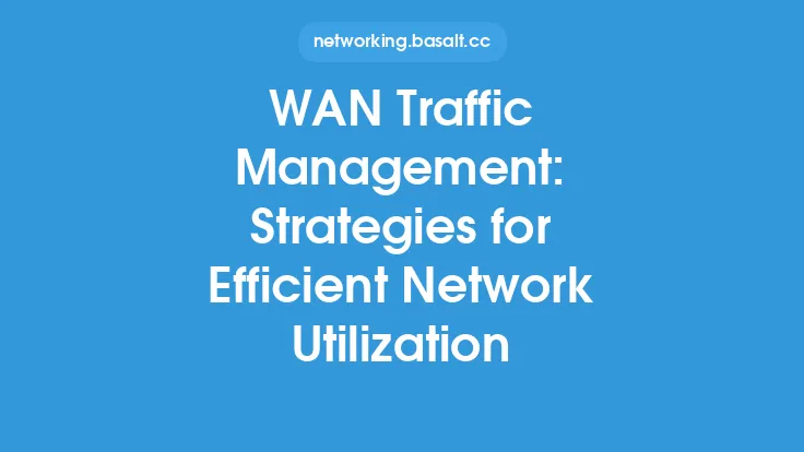 WAN Traffic Management: Strategies for Efficient Network Utilization Thumbnail