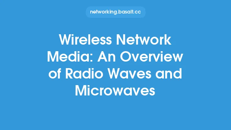 Wireless Network Media: An Overview of Radio Waves and Microwaves Thumbnail
