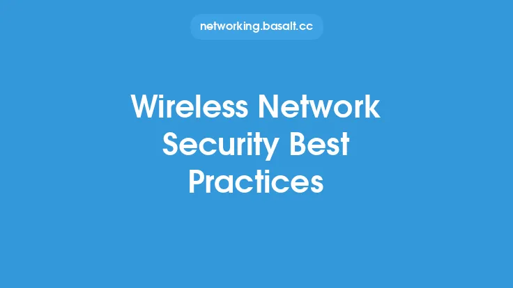 Wireless Network Security Best Practices Thumbnail