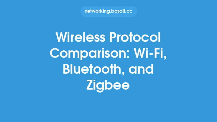 Wireless Protocol Comparison: Wi-Fi, Bluetooth, and Zigbee Thumbnail