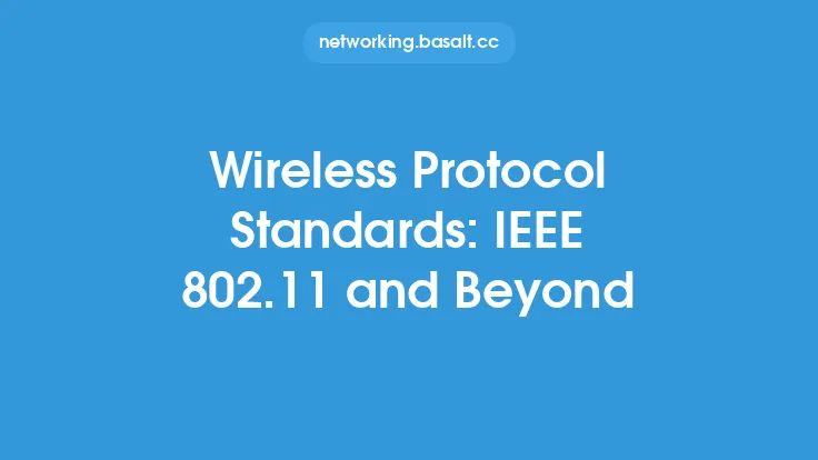 Wireless Protocol Standards: IEEE 802.11 and Beyond Thumbnail