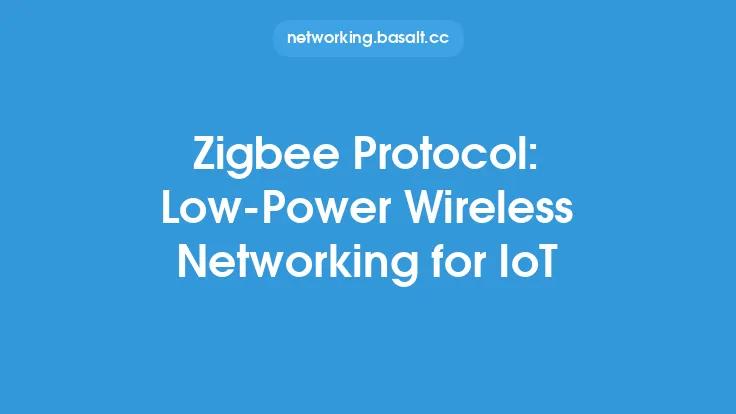 Zigbee Protocol: Low-Power Wireless Networking for IoT Thumbnail